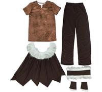 Fopytu Kids Viking Barbarian Costume Fighting Viking Boys Fancy Dress Up Medieval Gladiator Fancy Dress Costume for Cosplay Party