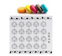 Fopytu Macaron Silicone Baking Mat, Non Stick Macaroon Baking Sheet Cookie Liner, Perfect Cooking Mat for Macarons, Pastry, Cake and Bread Making