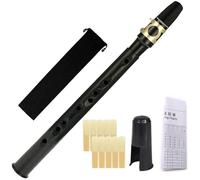 Fopytu Pocket Saxophone Kit, Mini Sax Portable Woodwind Instrument Professional Instruments for Amateurs and Professional Performers