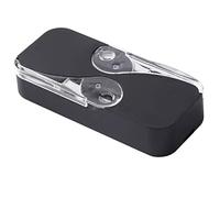 Fopytu Portable Floss Dispenser, Automatic Dental Flosser Pick Organizer Case with 12 Dental Floss Picks, Refillable Floss Holder Box for Teeth Cleaning