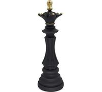 Fopytu Resin Chess Pieces Sculpture Ornament International Chess Figurines Retro Home Decor Simple Modern Chess Pieces Ornaments for Desktop