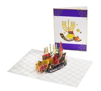 Fopytu Rosh Hashanah Card, Jewish New Years Card, Hanukkah 3d Up Greeting Card, Shana Tova Card, Rosh Hashanah Greeting Card-religious Jewish Card