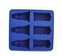 Fopytu Silicone Ice Cube Tray Doctor Who Dalek & Tardis Ice Tray Candy Jello Chocolate Mold Kitchen Tool 14 * 15cm