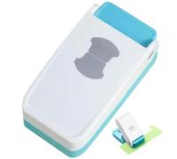 Fopytu Tab Punch Craft Punch Cutter Tab File Folder Punch for Planner Inserts, Sketchbook, Scrapbook, Note, School Book, Paper Craft Supplies