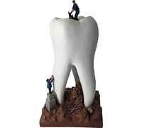 Fopytu Teeth Art Sculpture Decorations Dentist Gift Dental Office Tooth Decor Gifts for Dentists, Funny Personalized Room Desk Decoration