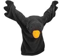 Fopytu Thicken Coral Fleece Blanket Hoodie Nightgown Cute Goose Hoodie Blanket Pajamas Onesie Couple Home Wear Halloween Cosplay Costumes for Women Men