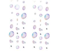 Fopytu Under the Sea Bubble Garlands for Mermaid Party Decorations Hanging Bubbles Streamer Banner Backdrop Kids Birthday Baby Shower Party Supplies