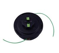 Fopytu Universal Strimmer, M8 X 1.25 Trimmer Dual Line Bump Feed Head Fit for Most Brush Cutter