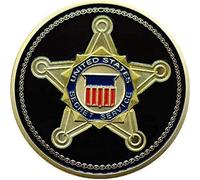 Fopytu Usa Collectible Coin Special Forces Exquisite Commemorative Coins Collection Secret Service Honor Medal Fine Craft Uncirculated Coins
