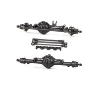 For 1/10 CNC Aluminum Straight Axle Set w/Leaf Spring/Link Mount Kit for RC4WD Gelande II TF2 Tamiya Bruiser BRX01(Axle Assembly Set)