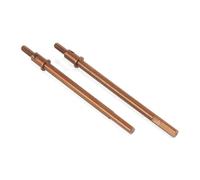 For 1/10 CNC Aluminum Straight Axle Set w/Leaf Spring/Link Mount Kit for RC4WD Gelande II TF2 Tamiya Bruiser BRX01(Rear Axle Shaft)