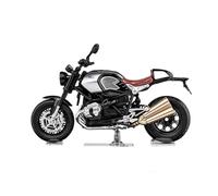 For 1/12 Take The Iron Simulation Alloy Locomotive Steering Shock Motorcycle Model Toys For Children's Collection Ornaments exquisite(Black)