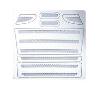 For 1/14 For Tamiya Truck For For Scania R620 R470 56318 RC Car Upgrade Parts Metal Grille Mesh Front Face Intake Grille Cover Decorative RC Car Accessories