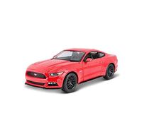 For 1 18 Ford Mustang Car Model Muscle Car Simulation Sports Car Alloy Car Model Car Model Vehicles Toys(Red)