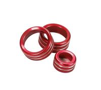 For 1 2 3 3GT 4 Series X1 2016 2017 2018 2019 Volume Air Conditioning Knobs Audio Control Ring Button Air Conditioning Switches(RED)