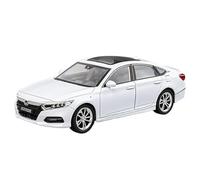 For 1:24 Honda Accord Luxury Sedan Zinc Alloy Model Car With Sound And Light Functions - Toy Car For Collectors(White)