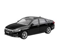 For 1:24 Honda Accord Luxury Sedan Zinc Alloy Model Car With Sound And Light Functions - Toy Car For Collectors(Black)
