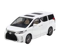 For 1:24 Lexus LM300 MPV Alloy Car Model, Die-cast Metal Simulation Sound And Light Toy Car With Key(White)
