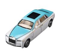 For 1:24 RR Phantom Zinc Alloy Pull-back Car Die-cast Metal Toy Car With Sound And Light Model Collection(Blue)