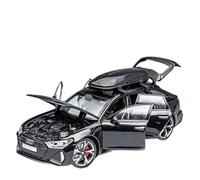 For 1:32 RS6 Black Model Car Die-cast Metal Car Model Collection Ornaments(Black)