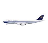 For 1:400 Scale Model Airplane British Airways Cargo B747-8F G-BOAC Alloy Airplane Model Hobby Collectible Toy Gift