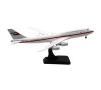 For 1:400 Scale Model Replica Of Abu Dhabi Amiri Flight Boeing B747-8 (BBJ) Alloy Metal Airplane Model Decoration