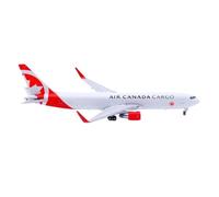 For 1:400 Scale Passenger Aircraft Model Air Canada Cargo Boeing B767-300 Die-cast Metal Aircraft Model Decoration C-GHLV