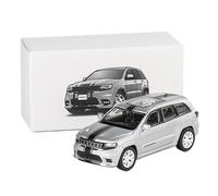 For 1:64 Jeep Nokia SUV Alloy Car Model Die-cast Metal Off-road Vehicle Miniature Scale Toy Car Gift(Racing silvery)