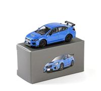 For 1/64 Subaru WRX STI S207 Zinc Alloy Die-cast Metal Simulation Toy Car Figurine For Collection(Blue)