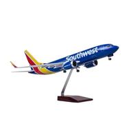 For 1/85 Scale Model Airplane Toy 47cm Airplane Model 737-700 B737-700 Southwest Airlines W Light And Wheel Die Cast(Nolight)
