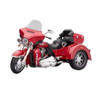 For 1/9 American Retro Cruiser Motorcycle Model Boy Alloy Tricycle Children's Toy Car Collection Ornaments exquisite(Red)