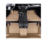 For 1 Series E81 2 Door E82 E87 E88 F20 4 Custom Stripes Car Floor Mats Interior Carpets Waterproof(Beige,E82 2 Door 2004-2013)