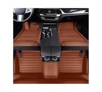 For 1 Series E81 2 Door E82 E87 E88 F20 4 Custom Stripes Car Floor Mats Interior Carpets Waterproof(Bronw,E82 2 Door 2004-2013)