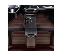 For 1 Series E81 2 Door E82 E87 E88 F20 4 Custom Stripes Car Floor Mats Interior Carpets Waterproof(Coffee,E87 4 Door 2004-2013)