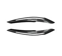 For 1 Series F20 F21 MSport Pre LCI Hatchback 2011-2014 Car Headlight Eyebrows Trims Headlamp Eye Lid Covers Headlight Eyebrow Eyelid Cover Trim(Carbon fiber)