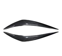 For 1 Series F20 Late 118i 120i 2015 2016 2017 2018 2019 Car Front Headlight Eyebrow Eyelid Cover Accessories(Carbon fiber)