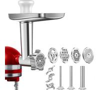 For 1 Set Metal Food Grinder Attachment For Kitchenaid Stand Mixers Meat Grinder Attachment Included