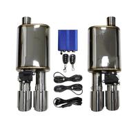 For 1 To 2pcs Car Silencer Stainless Exhaust Electric Valve Control Exhaust Pipe Kit Adjustable Valve Car Exhaust Tip Exhaust