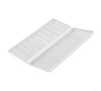 For 10 Slot Battery Storage Box for AA AAA Batteries, Made of PP Material, for Organizing (AA-10 Slots)