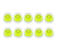 For 10pcs Mini Bubble Spirit Level 10x6mm Circular Bullseye Bubble Levels For Leveling Tripod Telesc