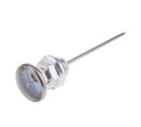 For 110cc For 125cc Motorcycle Accessories Oil Level Gauge Dipstick Tank With Temperature Level Dipsticks(White)