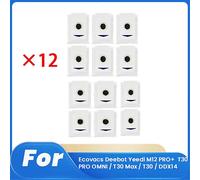 For 12 Pcs Dust Bags For Ecovacs Deebot Yeedi M12 Pro T30 Pro Omni T30 Max T30 Ddx14 Sweeper