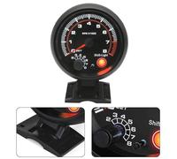 For 12V Car Tachometer 0-8000 RPM Gauge Featuring Shift Light Compatible With For 1-8 Cylinder Engines for Engine RPM Measurement and Shift Alerts