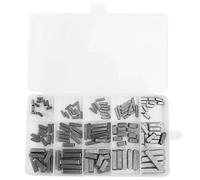 For 140pcs Key Stock Assortment 10mm X12mmx 16mm X20mm X25mm X30mm
