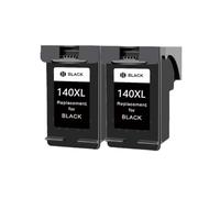 For 140XL 141XL Ink Cartridge .Compatible With HP Photosmart C4583 C4283 C4483 C5283 Printer(2BK)