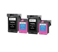 For 140XL 141XL Ink Cartridge .Compatible With HP Photosmart C4583 C4283 C4483 C5283 Printer(2BK 2C)