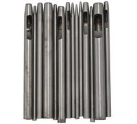 For 14pcs Round Hollow Punch Set Leather Craft Punch