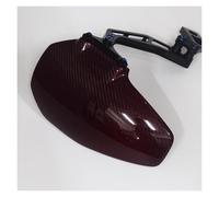 FOR 17-24 FOR XADV FOR FORZA FOR NSS750 Universal True Carbon Fiber Aluminum Bracket Rear Fender Rear Cover Back Mudguard Splash Guard Motorcycle Fender(Red CF 1st Gen)