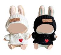 For 17 cm La-Buu Dolls Clothing Accessories Clothing Outfit Only The Doll Accessory Set Includes a Knitted Hat and Jumper Ideal Boys Girls Children Gifts