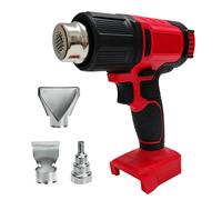 For 18V Battery Hot Air Gun 60-540 Adjustable Cordless Heat Gun with 3 Nozzle LCD Display Power Tools